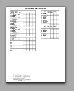 Daily
                        Schedule