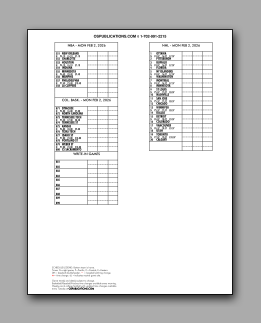 Daily
                      Schedule