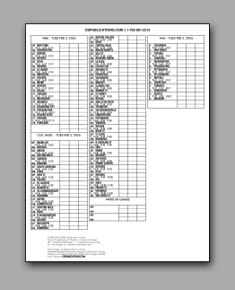 Daily
                      Schedule