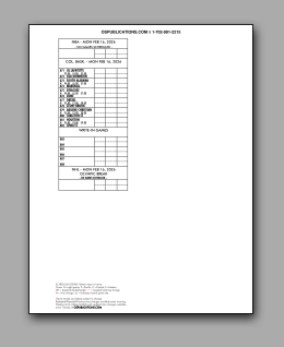 Daily
                      Schedule