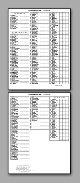 Daily
                      Schedule