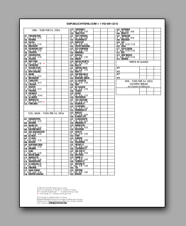 Daily
                      Schedule