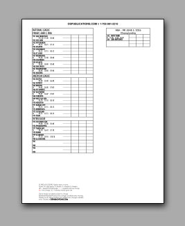 Daily
                        Schedule