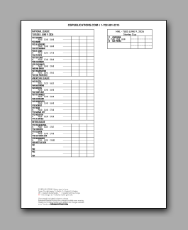 Daily
                      Schedule