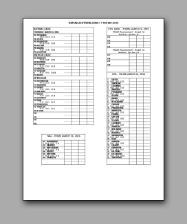 Daily
                      Schedule