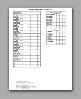 Daily
                        Schedule