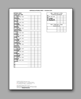 Daily
                      Schedule