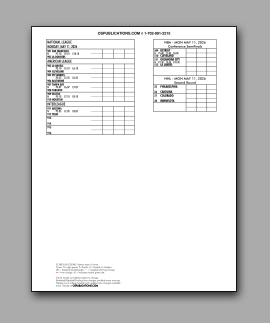 Daily
                        Schedule