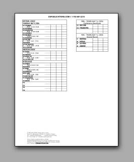 Daily
                      Schedule