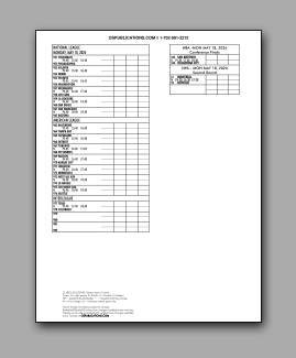 Daily
                        Schedule