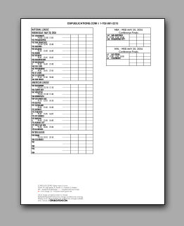 Daily
                      Schedule