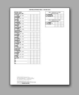 Daily
                        Schedule