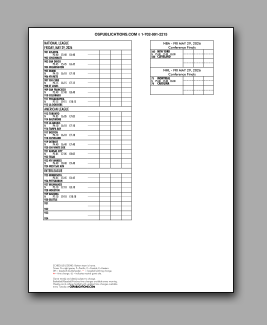 Daily
                        Schedule