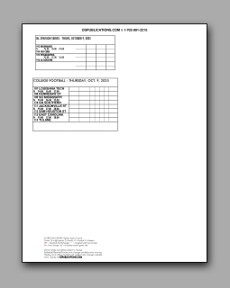 Daily
                      Schedule