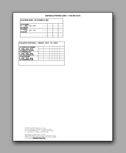 Daily
                        Schedule